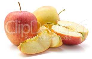 Raw evelina apple isolated