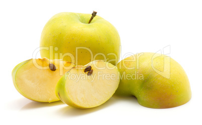 Apple smeralda isolated on white