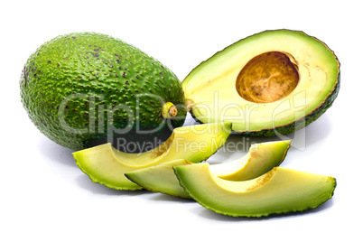 Avocado isolated on white