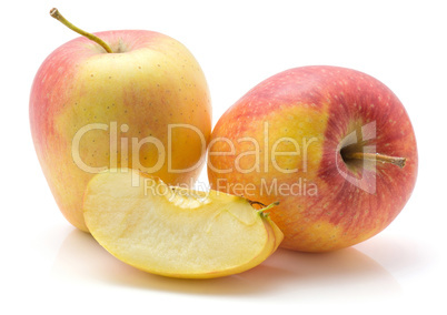 Raw evelina apple isolated