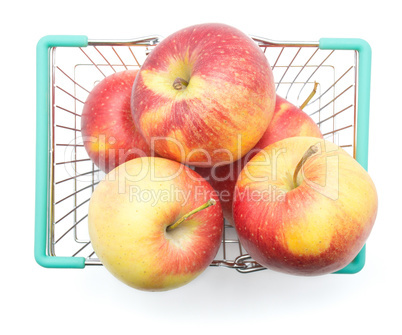 Raw evelina apple isolated