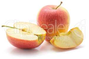 Raw evelina apple isolated