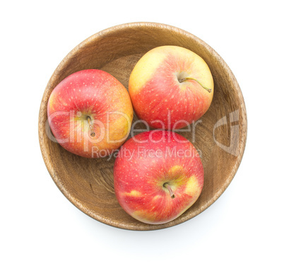 Raw evelina apple isolated