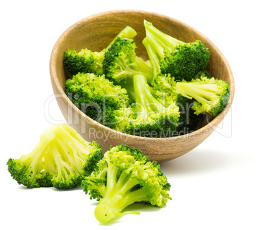 Broccoli isolated on white