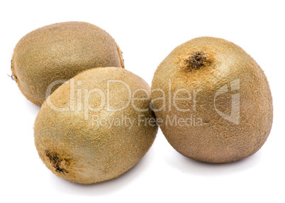 Fresh kiwi isolated on white