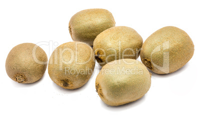 Fresh kiwi isolated on white