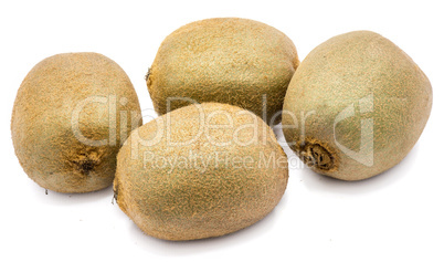 Fresh kiwi isolated on white