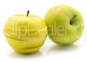 Apple smeralda isolated on white