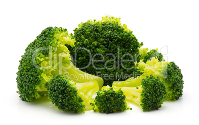 Broccoli isolated on white