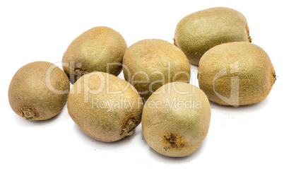 Fresh kiwi isolated on white