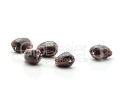 Tamarind fruit isolated on white