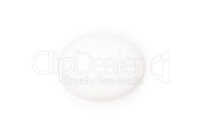 Fresh raw white eggs isolated on white