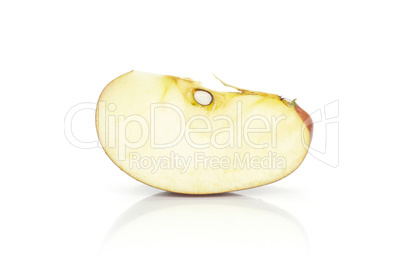 Fresh raw apple red delicious isolated on white