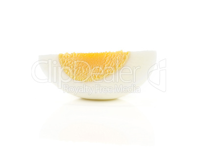 Fresh Chicken Egg isolated on white