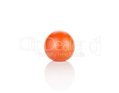 Fresh cherry tomato isolated on white