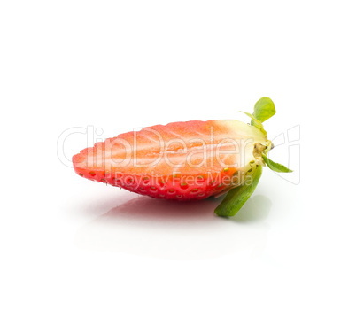 Fresh Strawberry isolated on white