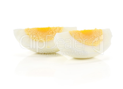 Fresh Chicken Egg isolated on white