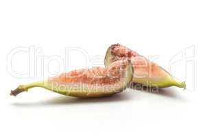 Fresh Fig isolated on white background