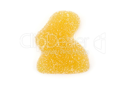 Easter Jelly isolated on white background