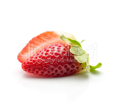 Fresh Strawberry isolated on white