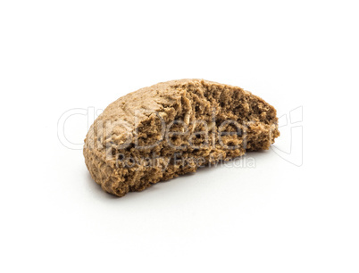 Coco cookie isolated on white