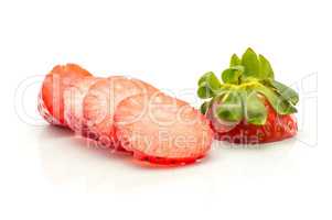 Fresh Strawberry isolated on white