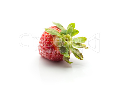 Fresh Strawberry isolated on white