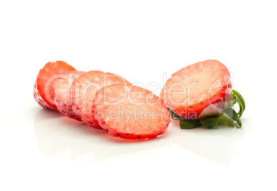 Fresh Strawberry isolated on white