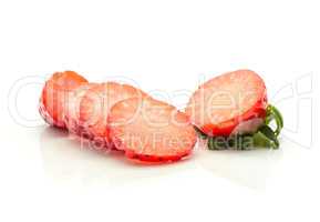 Fresh Strawberry isolated on white