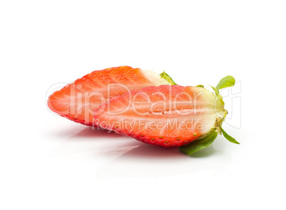 Fresh Strawberry isolated on white