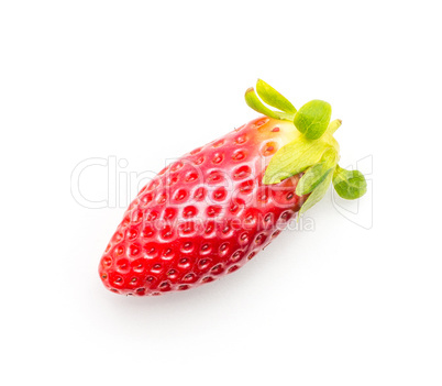 Fresh Strawberry isolated on white