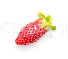 Fresh Strawberry isolated on white