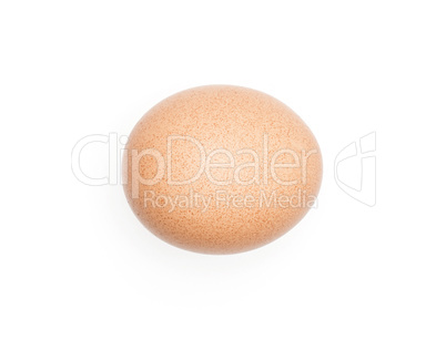 Fresh Chicken Egg isolated on white