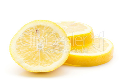 Fresh lemon isolated on white Fresh lemon isolated on white