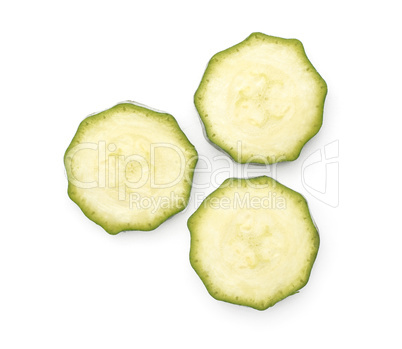 Fresh Zucchini isolated on white Fresh Zucchini isolated on white