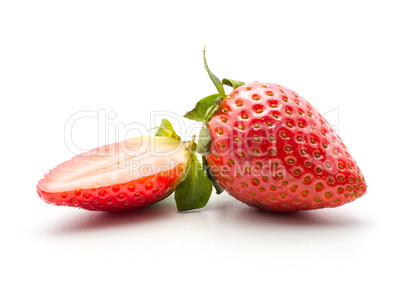 Fresh Strawberry isolated on white