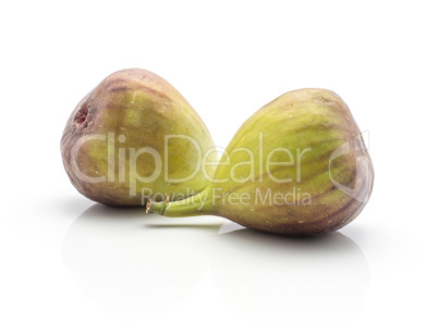 Fresh Fig isolated on white background