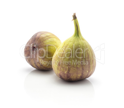 Fresh Fig isolated on white background