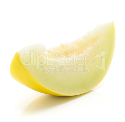 Melon Honeydew isolated on white