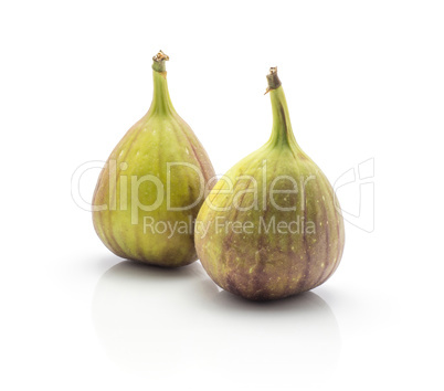 Fresh Fig isolated on white background