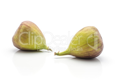 Fresh Fig isolated on white background