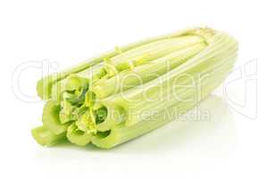Fresh Celery isolated on white