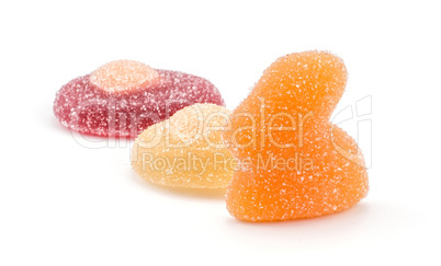 Easter Jelly isolated on white background