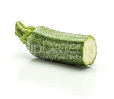 Fresh Zucchini isolated on white