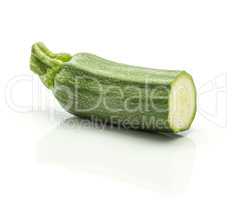 Fresh Zucchini isolated on white