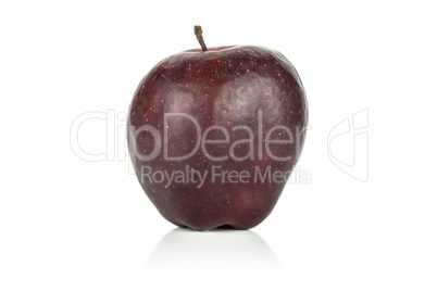 Fresh raw apple red delicious isolated on white