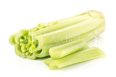 Fresh Celery isolated on white