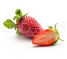 Fresh Strawberry isolated on white