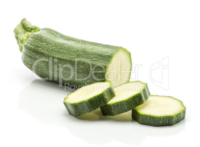 Fresh Zucchini isolated on white Fresh Zucchini isolated on white