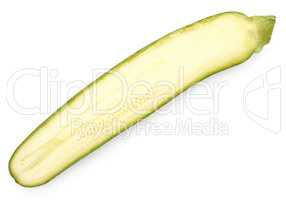 Fresh Zucchini isolated on white